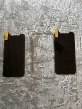 iPhone 13 Pro Max/ 14 Plus Black Tempered Glass Privacy Screen Protectors 2pk